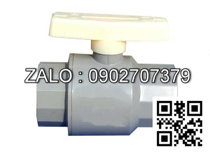 Van khóa nước nhựa tay gạt nước nhựa màu trắng 140 STROMAN