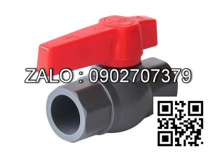 Van khóa nước nhựa tay vặn nước nhựa màu trắng 60 STROMAN