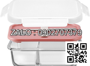 Lock Hộp cơm thủy tinh kèm muỗng đũa 930ml - LLG991CL