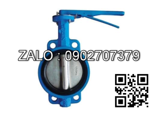 Van Bướm Thân Gang Đĩa Inox Phi 90