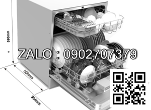 MÁY RỬA CHÉN ROSIERES 13 BỘ RF3E7DX-04