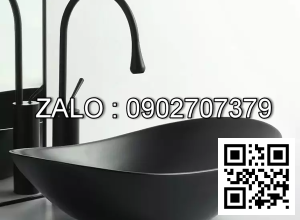 Lavabo thuyền đặt bàn màu đen