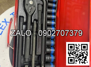 Bộ khẩu, tuýp 1/2 đầu vít và tay vặn 24 chi tiết japan