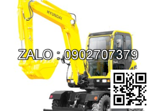 Máy xúc đào bánh lốp Hyundai R55W-7