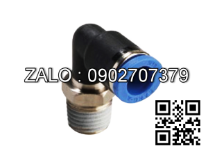 Đầu nối chữ L Sang-A GPL0803 phi 8mm có ren 17