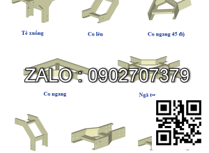 Co xuống thang cáp 600x100mm, 1.5mm