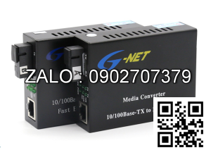 Bộ chuyển đổi quang điện 10/100/1000, HHD-110G-20B, 1 sợi quang G-NET