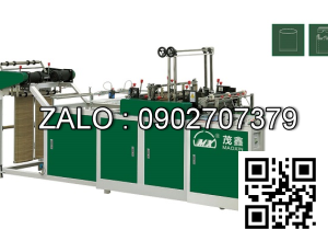 Máy làm túi quai xách 2 tầng 2 làn 4/6 cuộn lên tự động MXFQ+SL