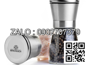 Lọ xay tiêu thủy tinh (nắp đen, trắng) (Kiện 12 cái)