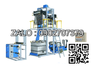 Máy thổi màng Co-PVC kiểu đầu xoay trên