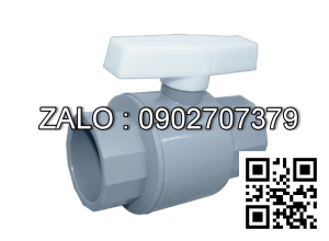 Van khóa nhựa tay vặn nhựa màu trắng 49 Hoa Sen