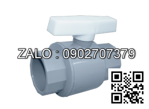 Van khóa nhựa tay vặn nhựa màu trắng 160 Hoa Sen