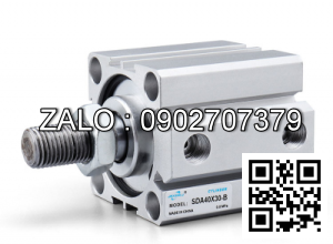 Xi lanh Compact SDA Ren Ngoài