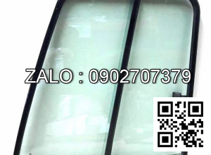 Khung kính cửa lùa máy xúc