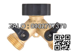 Van thau 3 ngã ren trong ở giữa 2 ren ngoài 2 bên DN30