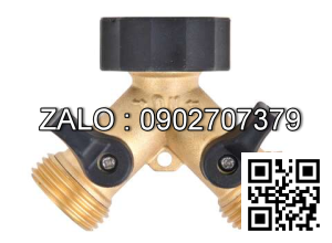 Van thau 3 ngã ren trong ở giữa 2 ren ngoài 2 bên DN33