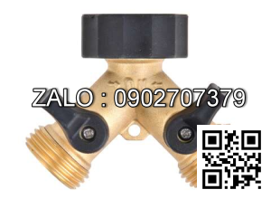 Van thau 3 ngã ren trong ở giữa 2 ren ngoài 2 bên DN40