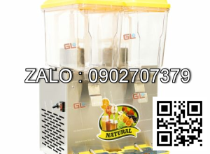 Máy làm lạnh nước trái cây 2 ngăn dạng phun