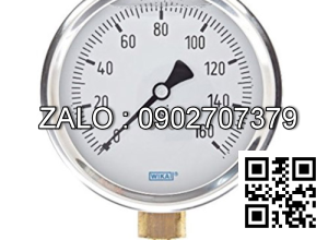 Đồng hồ đo áp suất Wika 0 - 160 psi