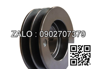 Puly gang 2 ranh phi 144*25 then 8mm