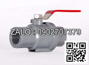 Van khóa nước nhựa răng trong RT tay gạt Inox màu trắng 114 STROMAN