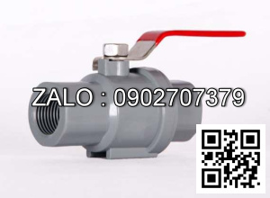 Van khóa nước nhựa răng trong RT tay vặn Inox màu đỏ 168 STROMAN