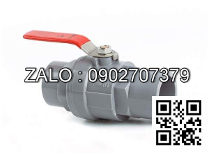 Van khóa nước nhựa tay vặn Inox màu trắng 42 STROMAN