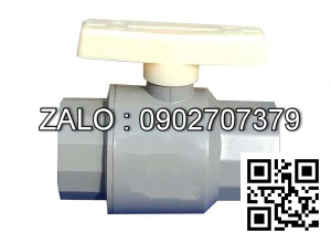 Van khóa nước nhựa tay gạt nước nhựa màu trắng 90 STROMAN