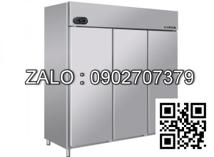 TỦ MÁT INOX CỬA KÍNH 3 CÁNH FURNOTEL 304 LÍT FRBR-2-1