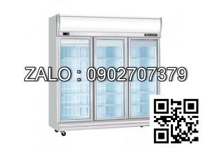 Tủ mát 3 cánh kính Skipio SRT65-3G