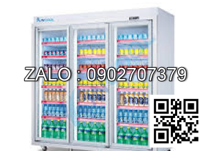 Tủ mát 3 cánh kính Kincool máy nén rời