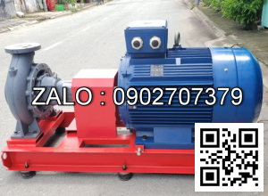 BƠM PCCC HYUNDAI EBARA D4DB 100HP/75KW BƠM MÀU ĐỎ