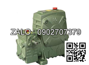 Hộp giảm tốc trục vít 2 cấp , 2 hộp số ghép lại với nhau vỏ gang , size : 120 , tỉ số truyền 1/500 Model : WPEA