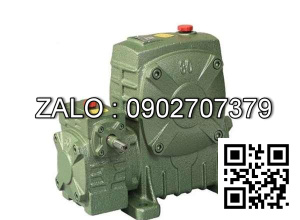 Hộp giảm tốc trục vít 2 cấp , 2 hộp số ghép lại với nhau vỏ gang , size : 147 , tỉ số truyền 1/600 Model : WPEA