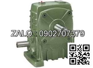 Hộp giảm tốc dạng vuông góc thân đứng vỏ gang , size : 120 , tỉ số truyền 1/10 cốt đầu vào nằm ở phía dưới Model : LW ( WPA )