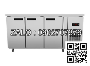 BÀN MÁT INOX SALAD 3 CÁNH FURNOTEL 370 LÍT FRSWB-1307D