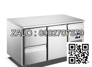 BÀN MÁT INOX 1 CÁNH 2 NGĂN KÉO 270 LÍT FURNOTEL FRUC-8-1