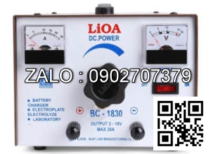Máy sạc ắc quy Lioa 30A (0-18V)