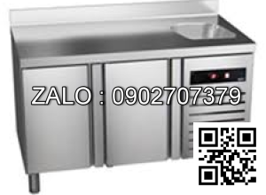 BÀN MÁT INOX NGĂN KÉO ASBER 240 LÍT GTP-7-192-16 R