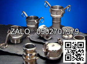 Khớp Nối Nhanh, Camlock Inox 304 Đầu A - B - C - D - E - F - .Dc - Dp