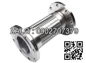 Khớp Nối Ống Mềm Inox Mặt Bích Bù Kích Thước Phủ PTFE Chịu Hóa Chất