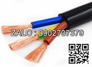 Cáp điện mềm vỏ cao su có lõi bố 3 x 2.5