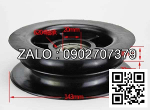 puly nhựa xe nâng 135*25*34*40