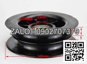 puly nhựa xe nâng 132*27*21*27