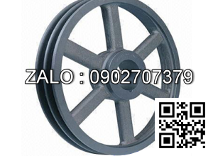 Pulley máy nén khí phi 140x42 3 rãnh tam giác 10x10 mm