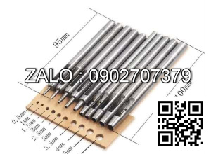 Bộ đục lỗ tròn 10 size 
