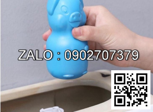 Lọ thả bồn cầu loại mới hình con heo (Kiện 90 lọ)