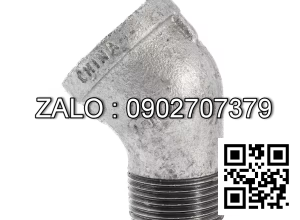 Co ren 45° ( co lơi ) BSPT - INOX 304 DN65