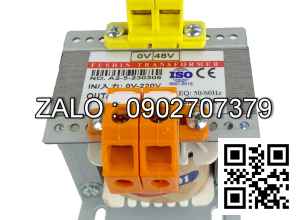Biến áp 1 pha 220V ra 48V 50A - Nhản hiệu : Fushin