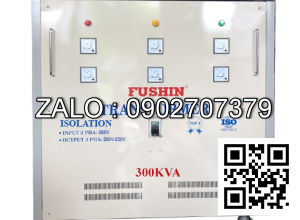 Biến áp cách ly 3P 380V/220V 300KVA - Dây Nhôm - Nhản hiệu : Fushin